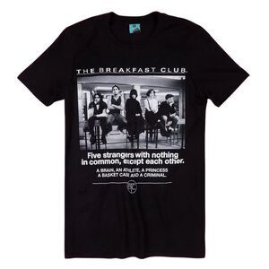 The Breakfast Club Unisex Adult Detention T-Shirt / Black